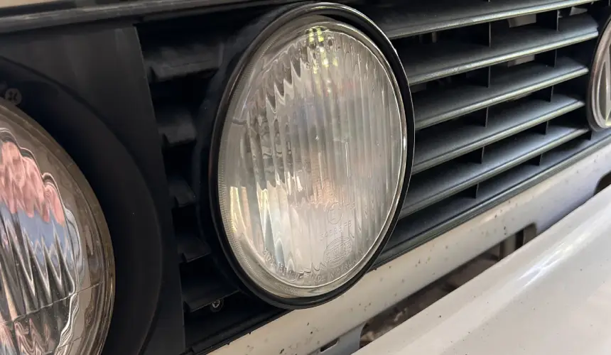 Replace high-beam bulb (GTI style grill)